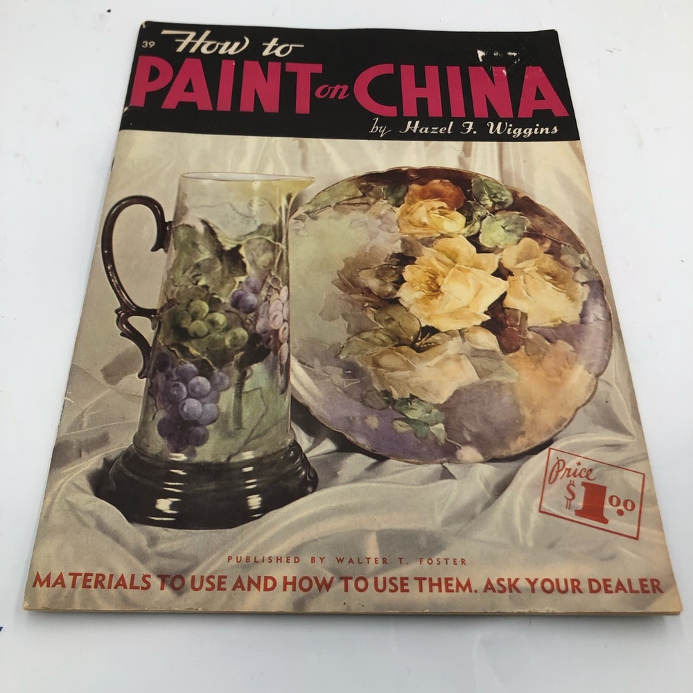 How to paint on China magazine vintage
